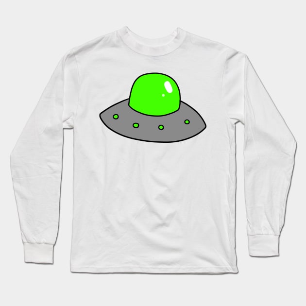 Flying Saucer Long Sleeve T-Shirt by saradaboru